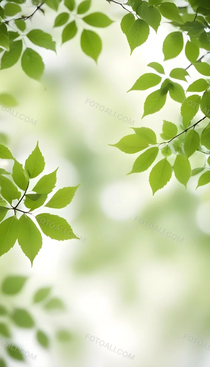 Green Leaves With Blurred Background 19 5ed1