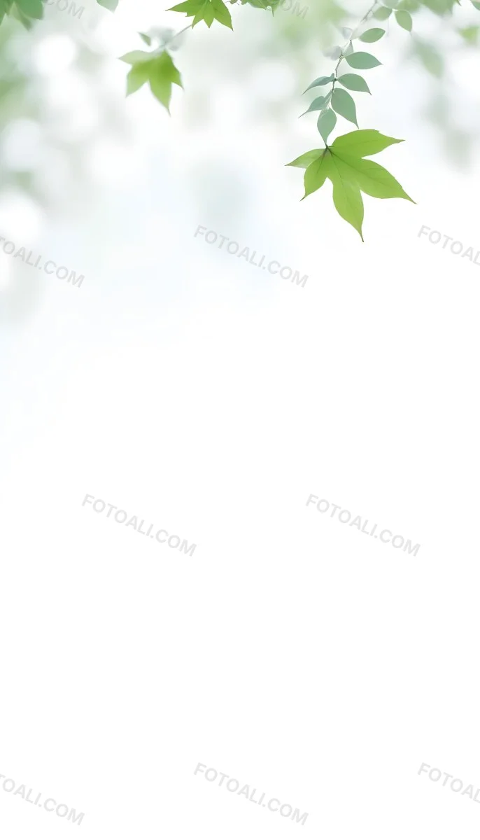 Green Leaves With Blurred Background 21 4766