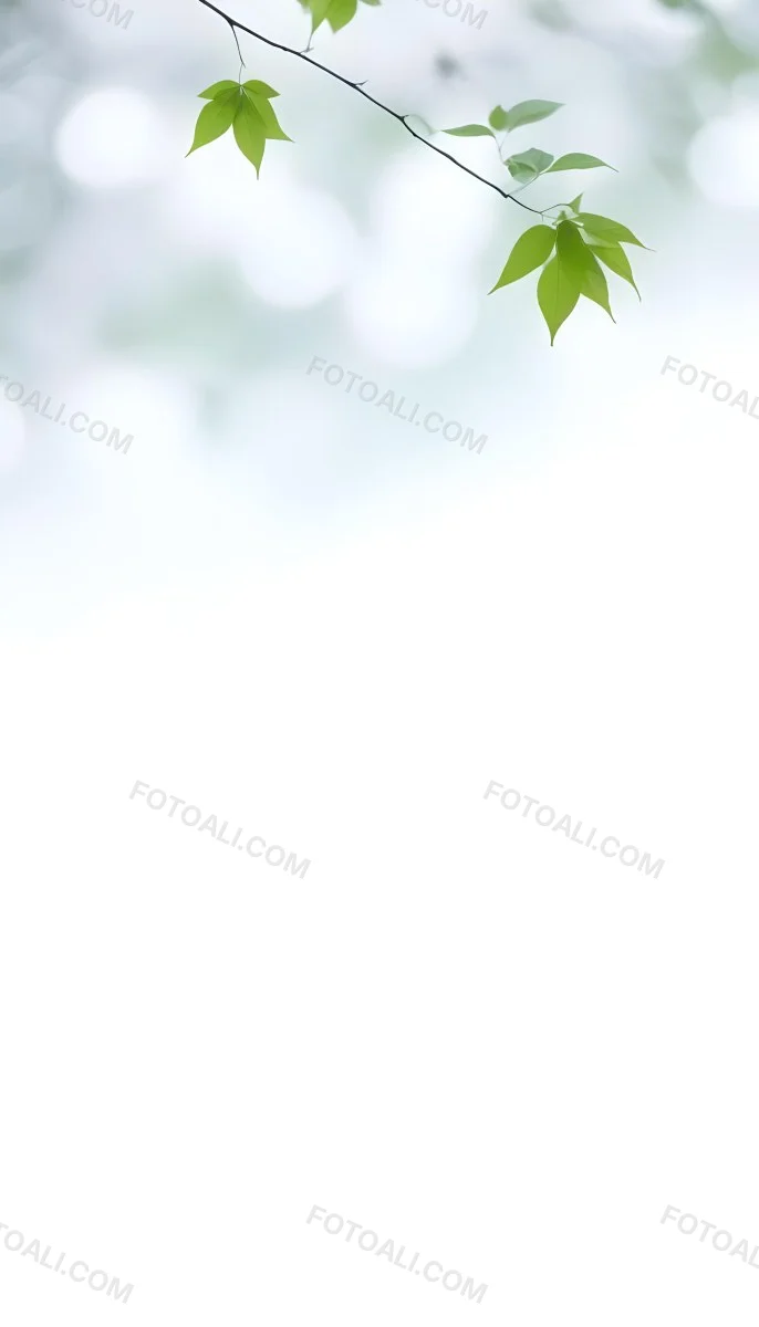 Green Leaves With Blurred Background 6 Ecbe