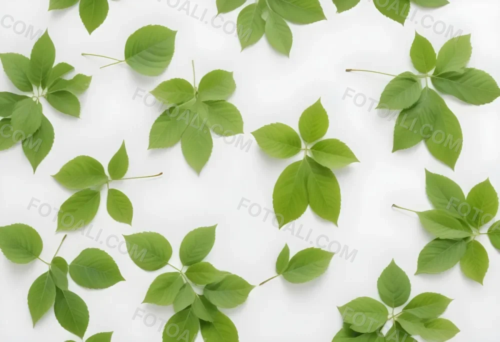 Green Leaves With White Background 24 3bbe