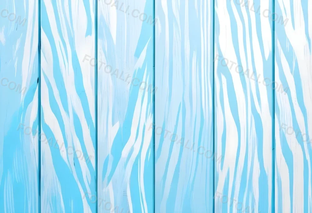 Light Blue And White Wooden Planks With A Zebra Pattern Vertical Lines Wood Grain Texture Bright And Vibrant Colors Minimalist Style Clean And Modern Design 3 B309