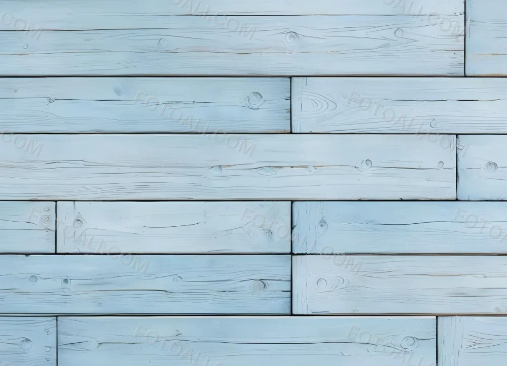 Light Blue Wooden Planks With Visible Wood Grain And Nail Heads Arranged Horizontally To Form A Textured Background 1 37f5