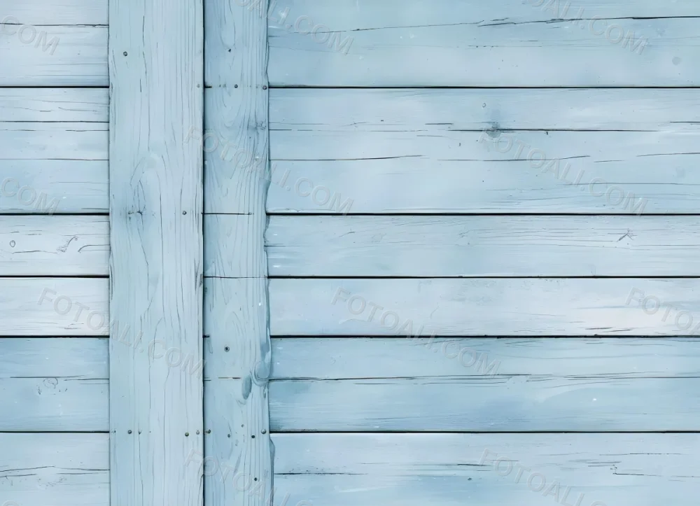 Light Blue Wooden Planks With Visible Wood Grain And Nail Heads Arranged Horizontally To Form A Textured Background 13 0a61