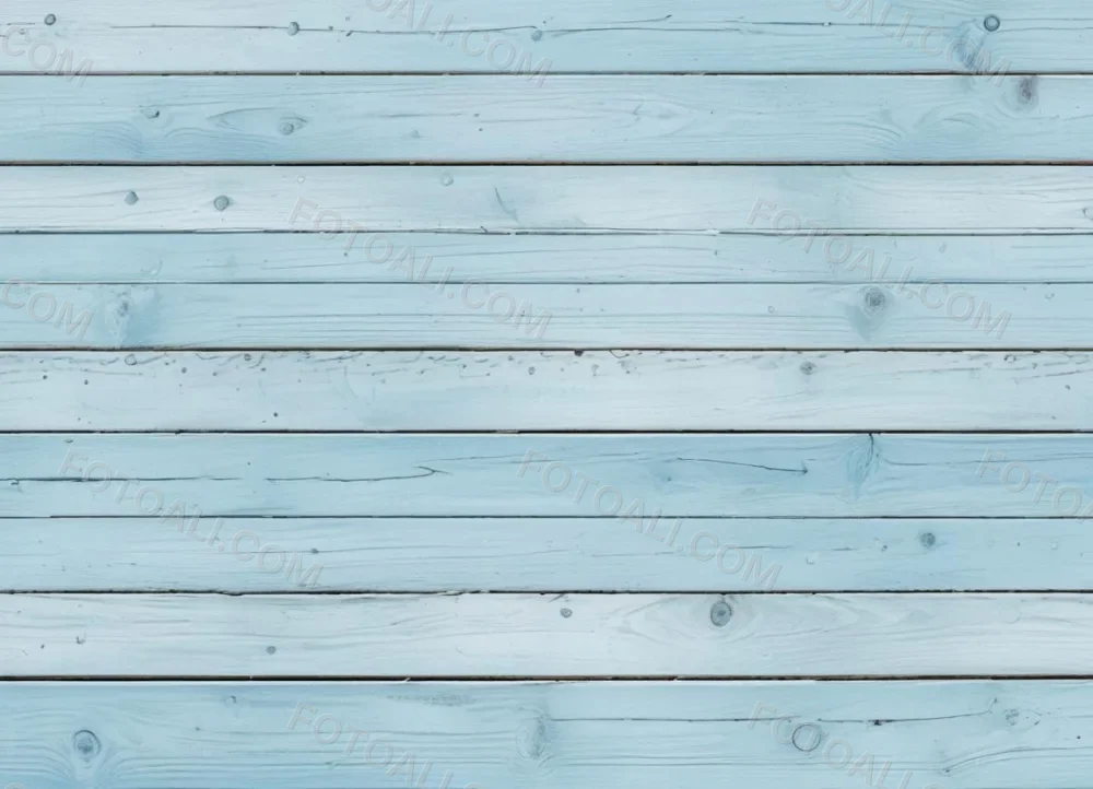 Light Blue Wooden Planks With Visible Wood Grain And Nail Heads Arranged Horizontally To Form A Textured Background 7 43ca