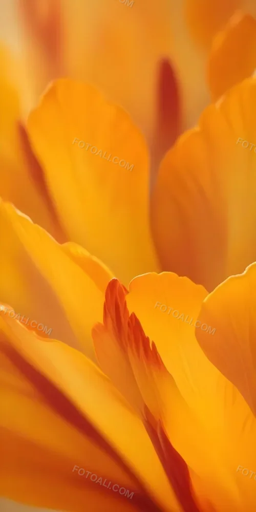 Macro Shot Of Vibrant Red Flower Petals With Orange Tips Soft Lighting Close Up View Showcasing The Intricate Details And Textures Of The Flower 38 9ea8