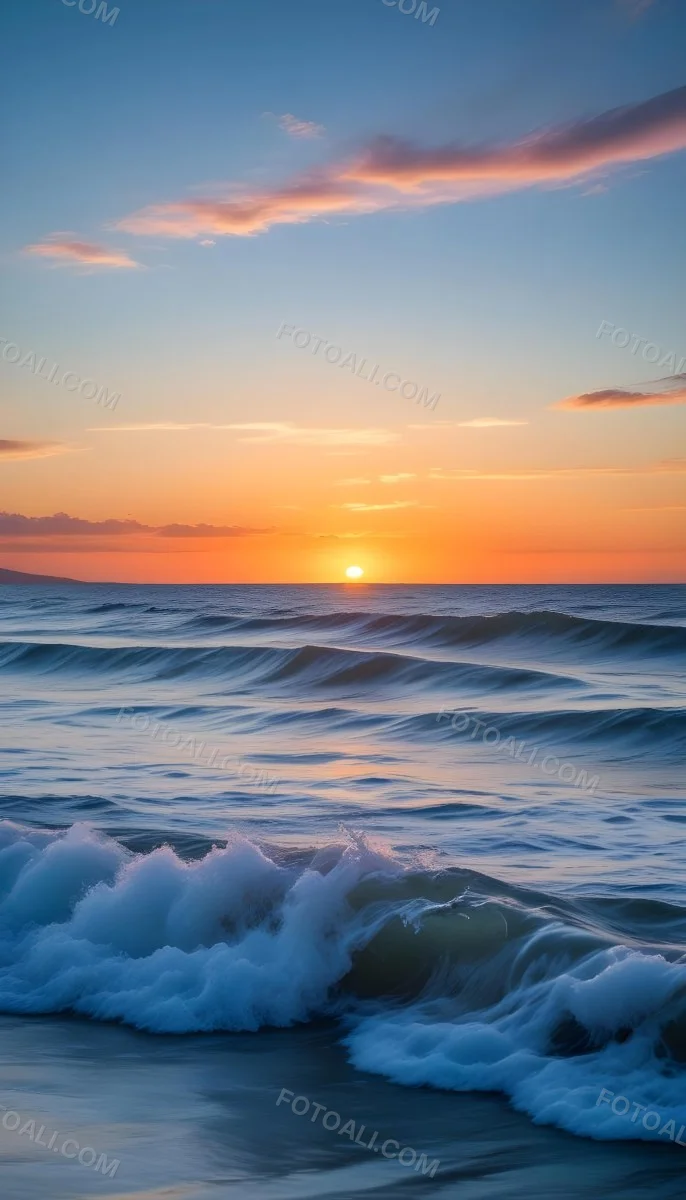Minimal Soft Studio Light Photography A Red Umbrella Against A Dramatic Sunset Sky Over A Calm Body Of Water A Blue Umbrella Against A Serene Dawn Sky Over A Turbulent Ocean High Detail Solid Bold Color Backgr 12 8e4f