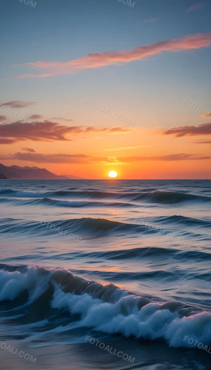 Minimal Soft Studio Light Photography A Red Umbrella Against A Dramatic Sunset Sky Over A Calm Body Of Water A Blue Umbrella Against A Serene Dawn Sky Over A Turbulent Ocean High Detail Solid Bold Color Backgr 13 1f91
