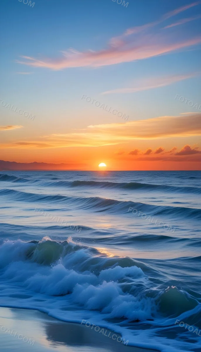 Minimal Soft Studio Light Photography A Red Umbrella Against A Dramatic Sunset Sky Over A Calm Body Of Water A Blue Umbrella Against A Serene Dawn Sky Over A Turbulent Ocean High Detail Solid Bold Color Backgr 14 84f5