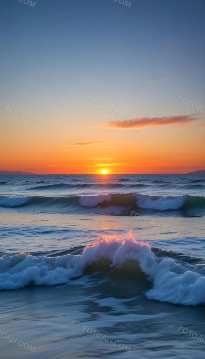 Minimal Soft Studio Light Photography A Red Umbrella Against A Dramatic Sunset Sky Over A Calm Body Of Water A Blue Umbrella Against A Serene Dawn Sky Over A Turbulent Ocean High Detail Solid Bold Color Backgr 3 6432