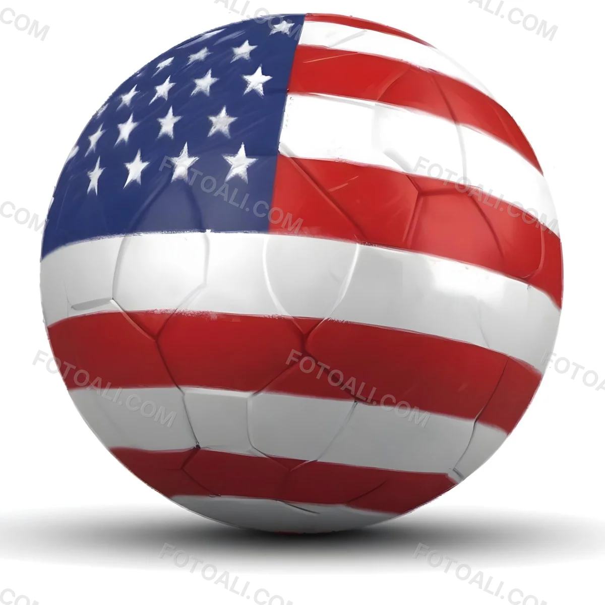 Minimal Soft Studio Light Photography A Soccer Ball With The Flag Of Ghana The Background Is Plain White High Detail Solid Bold Color Background 20 Dc6e