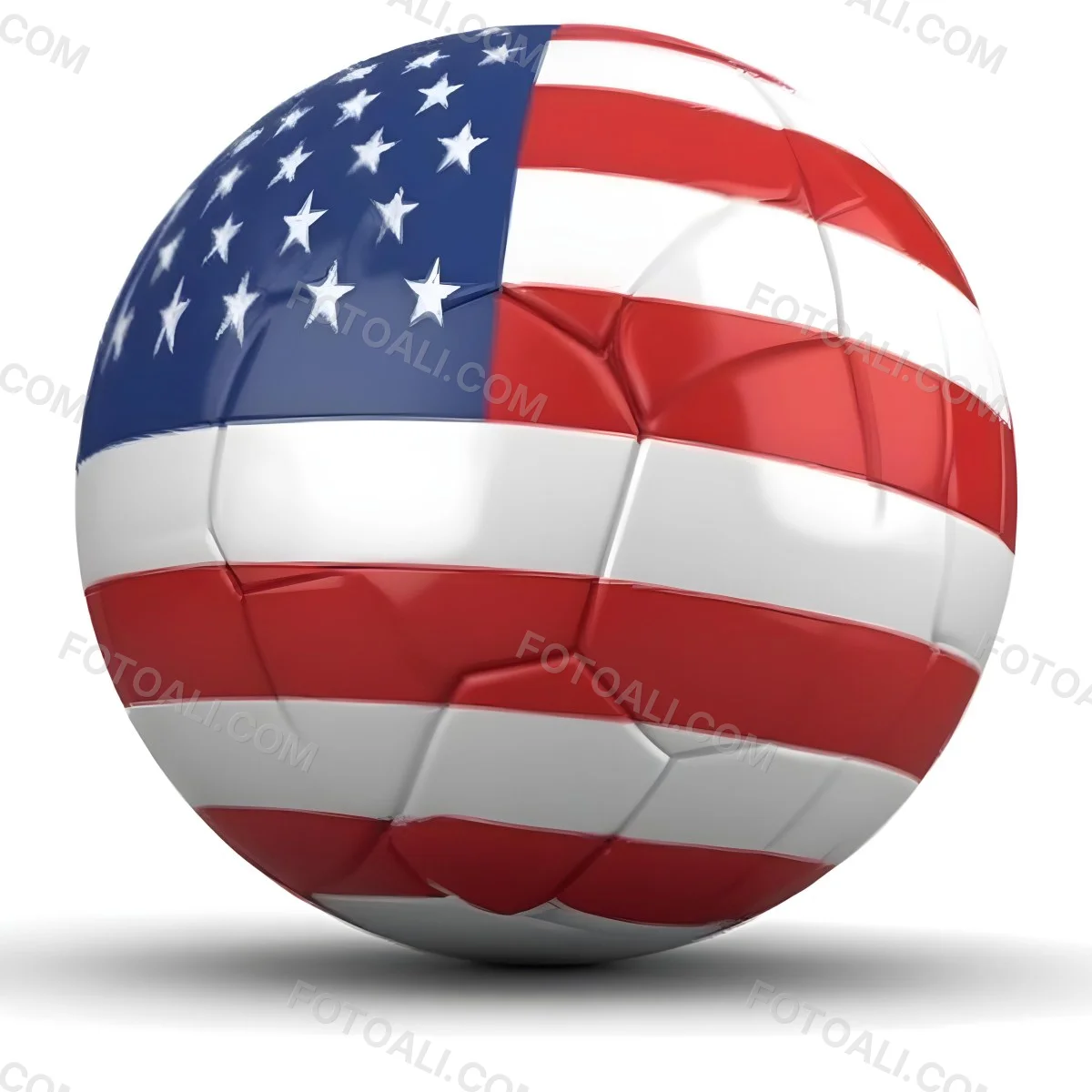 Minimal Soft Studio Light Photography A Soccer Ball With The Flag Of Ghana The Background Is Plain White High Detail Solid Bold Color Background 39 D46d