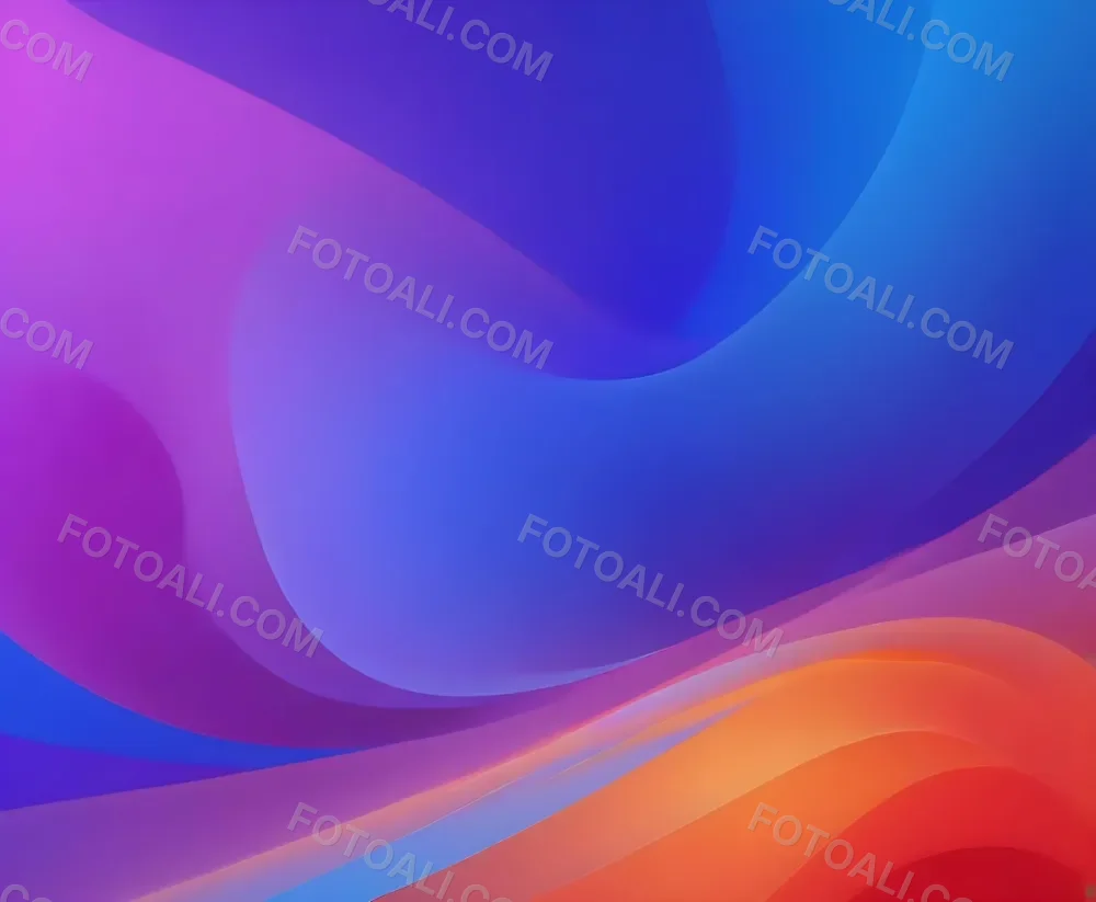 Minimal Soft Studio Light Photography Colorful Abstract Background With Swirling Vibrant Shades Of Blue Purple Orange And Red High Detail Solid Bold Color Background 1 988b