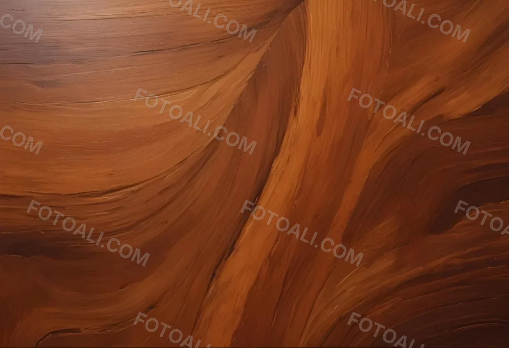 Oil Painting A Close Up View Of A Wooden Surface With A Rich Brown Color Featuring Fine Grain Patterns And A Smooth Texture The Wood Appears Polished And Uniform With Subtle Variations In Shade Creative Extremely D 3 Fb41
