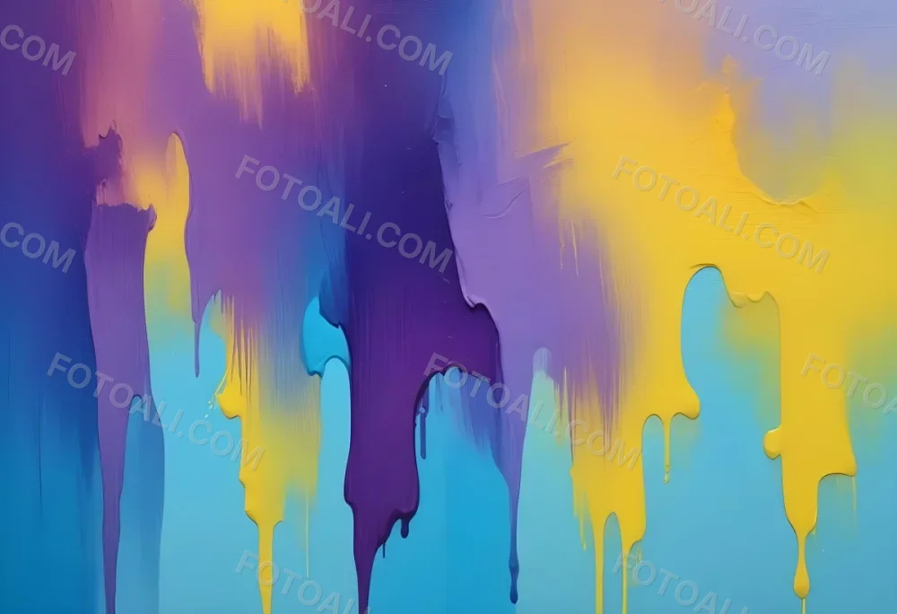 Oil Painting A Gradient Background With A Blend Of Yellow Cyan Blue And Purple Creating A Smooth Transition Of Colors With A Smooth Texture Creative Extremely Detailed Brush Stroke 17 21f6