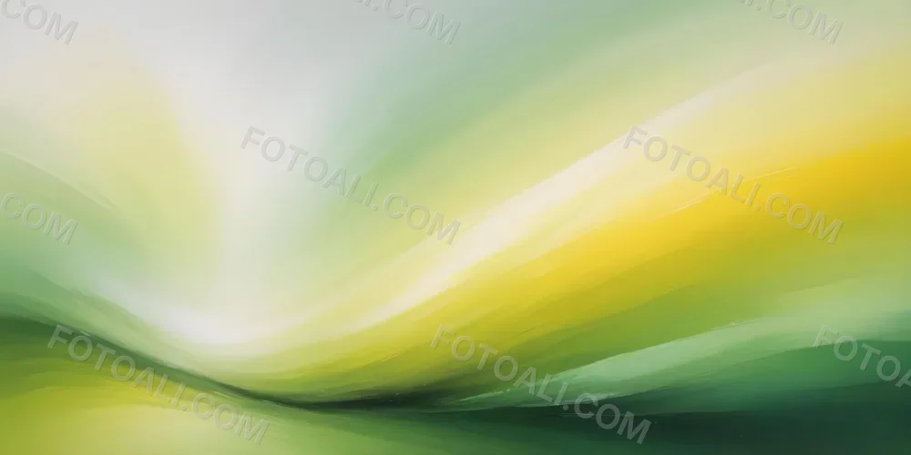 Oil Painting Abstract Background With A Gradient Of White Yellow And Green Transitioning From Light To Dark Creating A Soft And Blurred Effect Resembling A Field Creative Extremely Detailed Brush Stroke 21 5252
