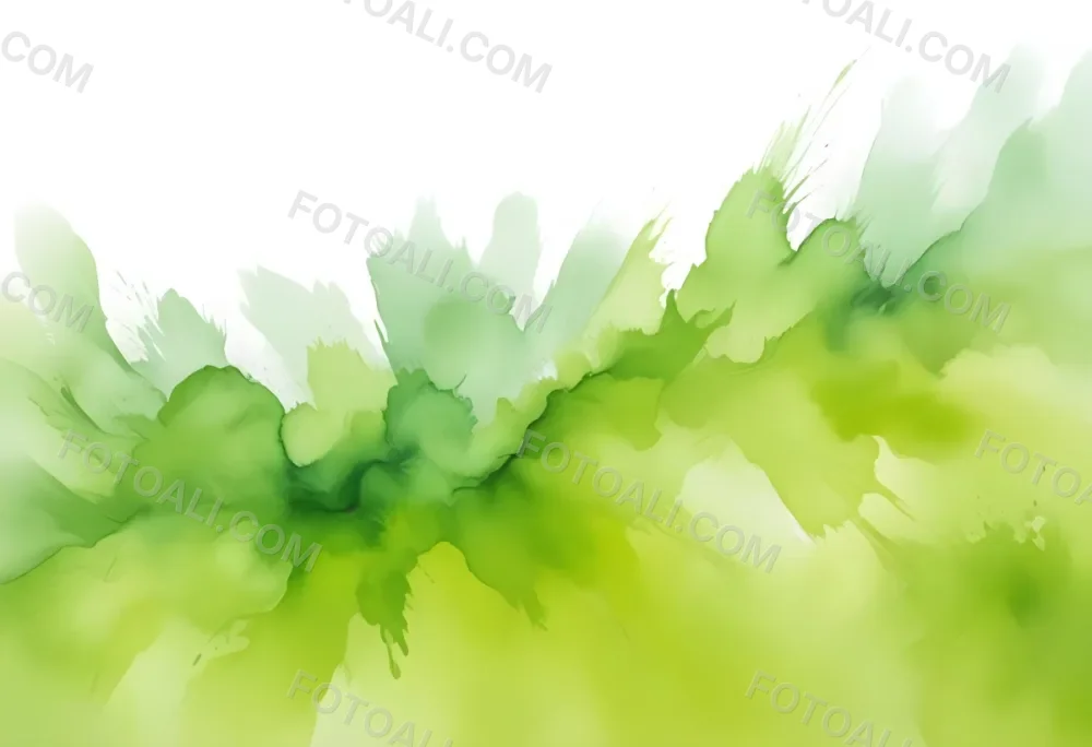 Oil Painting Abstract Watercolor Painting With A Blend Of Vibrant Green And White Hues Creating A Soft Textured Effect On A Textured Background Creative Extremely Detailed Brush Stroke 50 309f