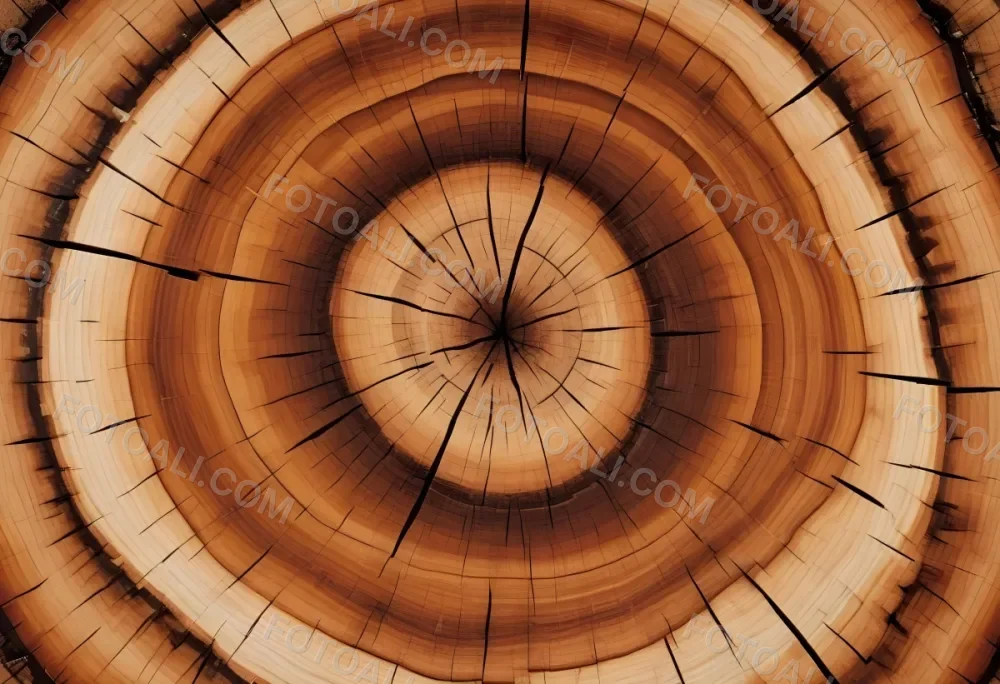 Oil Painting Close Up Of A Cross Section Of A Tree Trunk Showcasing Concentric Growth Rings In Various Shades Of Brown With Visible Patterns And Grain Patterns Creative Extremely Detailed Brush Stroke 10 777f