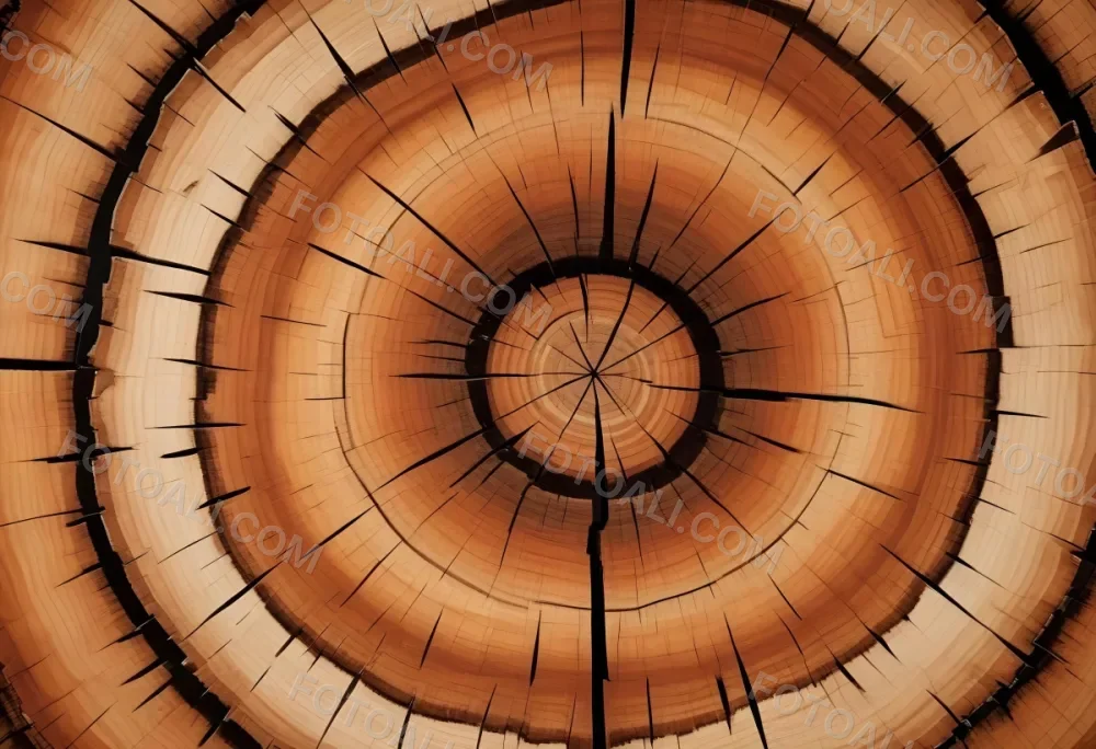 Oil Painting Close Up Of A Cross Section Of A Tree Trunk Showcasing Concentric Growth Rings In Various Shades Of Brown With Visible Patterns And Grain Patterns Creative Extremely Detailed Brush Stroke 15 4a0e