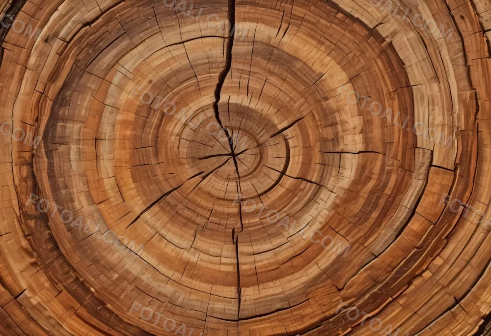 Oil Painting Close Up Of A Cross Section Of A Tree Trunk Showcasing Concentric Growth Rings In Various Shades Of Brown With Visible Patterns And Grain Patterns Creative Extremely Detailed Brush Stroke 25 C3b6