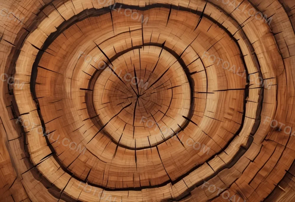 Oil Painting Close Up Of A Cross Section Of A Tree Trunk Showcasing Concentric Growth Rings In Various Shades Of Brown With Visible Patterns And Grain Patterns Creative Extremely Detailed Brush Stroke 4 Ea63