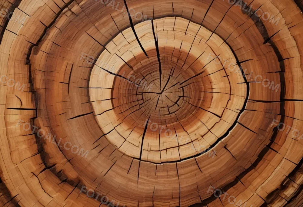 Oil Painting Close Up Of A Cross Section Of A Tree Trunk Showcasing Concentric Growth Rings In Various Shades Of Brown With Visible Patterns And Grain Patterns Creative Extremely Detailed Brush Stroke 6 9a6e