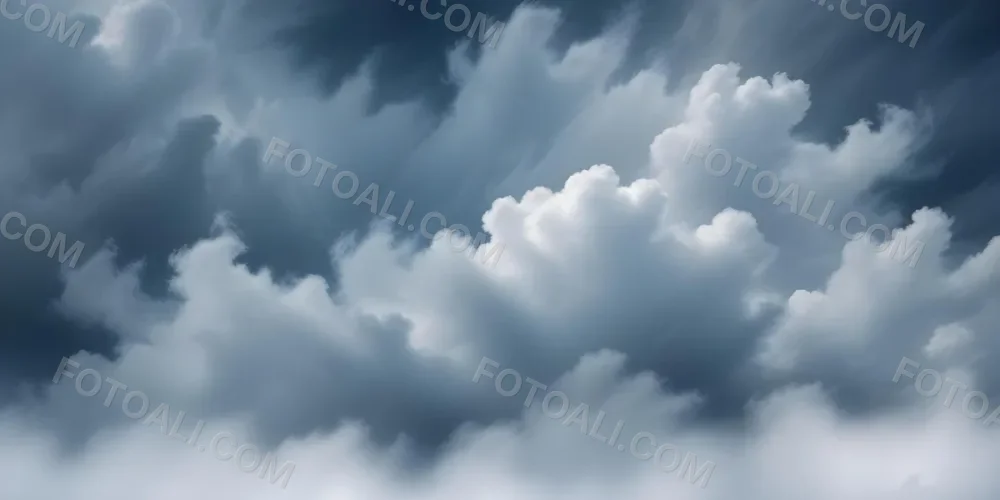 Oil Painting Cloudy Blue Sky With Wispy White Clouds Creative Extremely Detailed Brush Stroke 21 4311