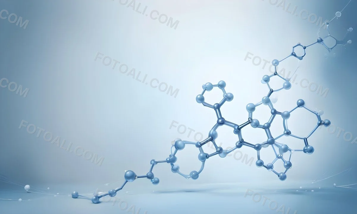 Oil Painting Molecular Structure With Transparent Spheres Connected By Thin Lines Light Blue Color Palette Soft Lighting Clean And Minimalist Design Scientific Background Creative Extremely Detailed Brush Stroke 15 06dd