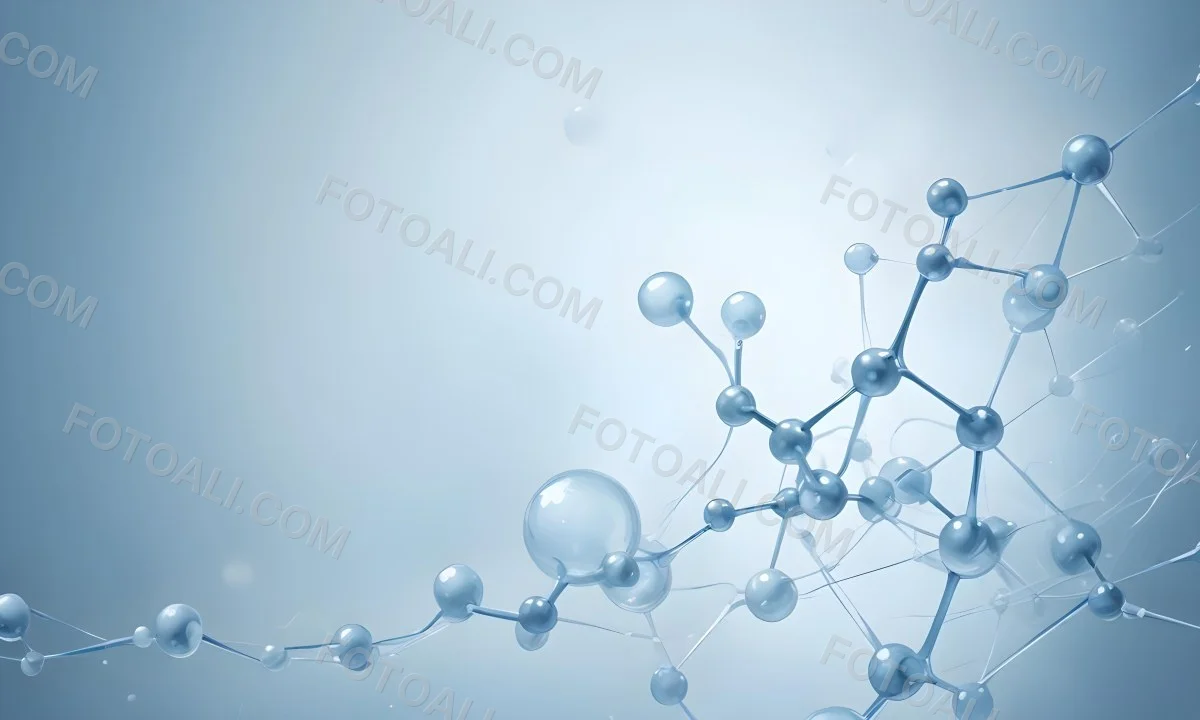Oil Painting Molecular Structure With Transparent Spheres Connected By Thin Lines Light Blue Color Palette Soft Lighting Clean And Minimalist Design Scientific Background Creative Extremely Detailed Brush Stroke 21 Cc20