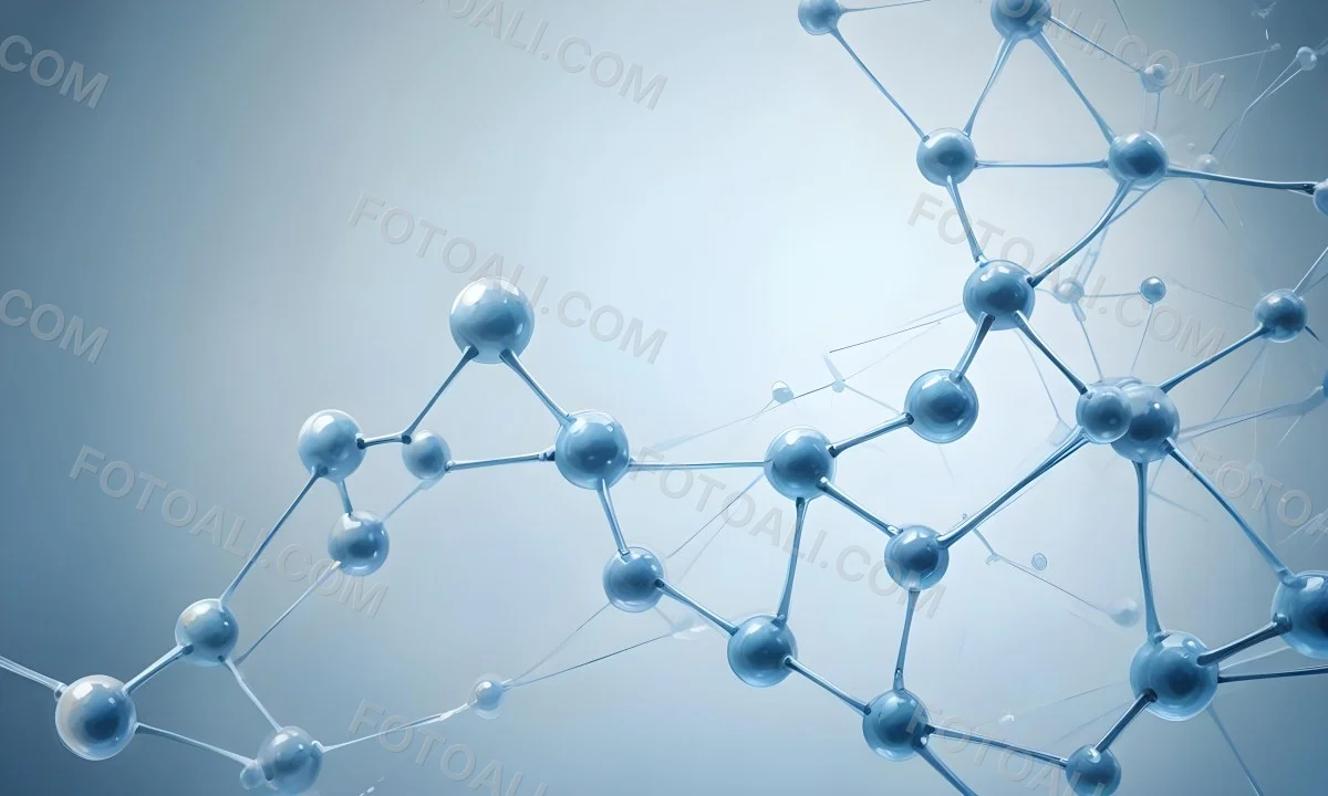 Oil Painting Molecular Structure With Transparent Spheres Connected By Thin Lines Light Blue Color Palette Soft Lighting Clean And Minimalist Design Scientific Background Creative Extremely Detailed Brush Stroke 33 Ee3d