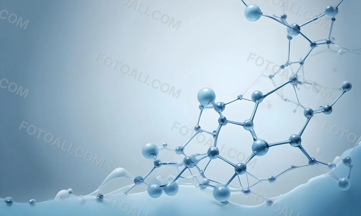 Oil Painting Molecular Structure With Transparent Spheres Connected By Thin Lines Light Blue Color Palette Soft Lighting Clean And Minimalist Design Scientific Background Creative Extremely Detailed Brush Stroke 40 Dab9