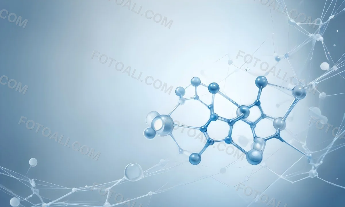 Oil Painting Molecular Structure With Transparent Spheres Connected By Thin Lines Light Blue Color Palette Soft Lighting Clean And Minimalist Design Scientific Background Creative Extremely Detailed Brush Stroke 7 548a