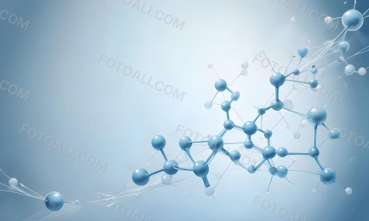 Oil Painting Molecular Structure With Transparent Spheres Connected By Thin Lines Light Blue Color Palette Soft Lighting Clean And Minimalist Design Scientific Background Creative Extremely Detailed Brush Stroke 9 7d65