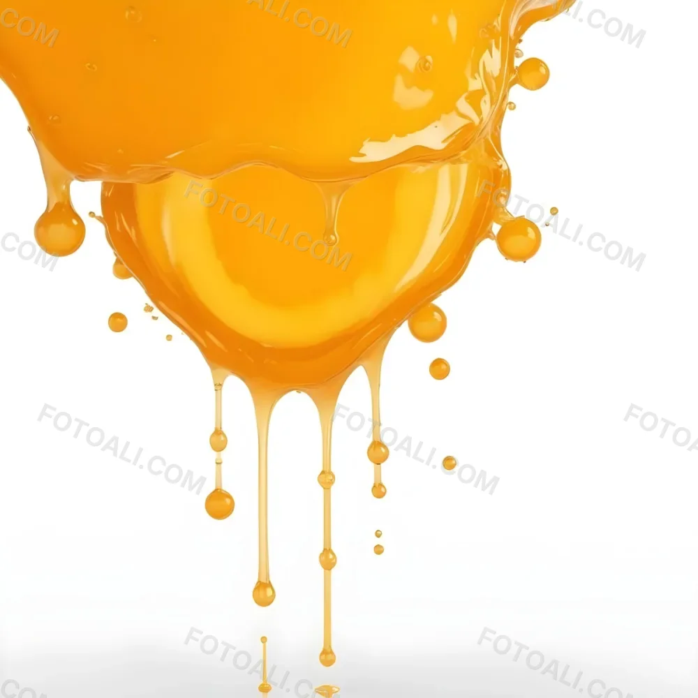 Orange Juice Splash With Liquid Drops Studio Shot White Background 12 9fd6