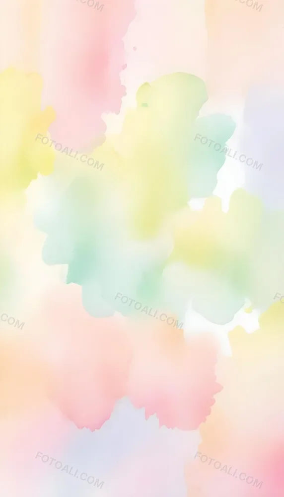 Pastel Watercolor Background With Yellow Pink And Green Hues Blending Together In A Soft Dreamy Texture Creating A Gentle And Calming Effect 13 4e2e