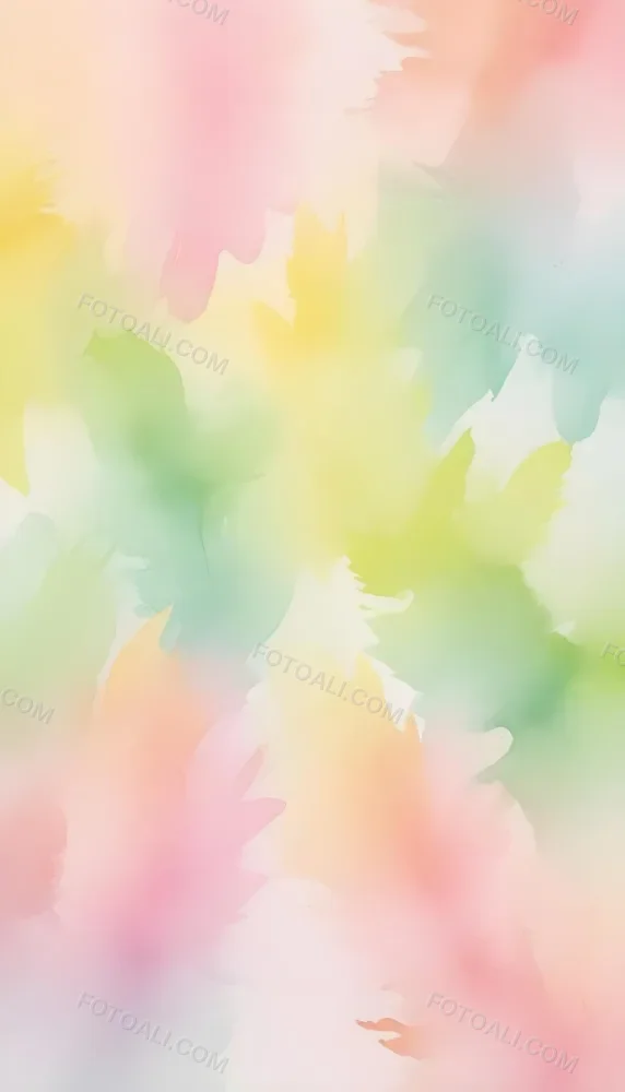 Pastel Watercolor Background With Yellow Pink And Green Hues Blending Together In A Soft Dreamy Texture Creating A Gentle And Calming Effect 22 A277