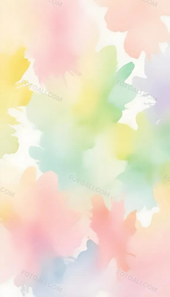 Pastel Watercolor Background With Yellow Pink And Green Hues Blending Together In A Soft Dreamy Texture Creating A Gentle And Calming Effect 26 147f