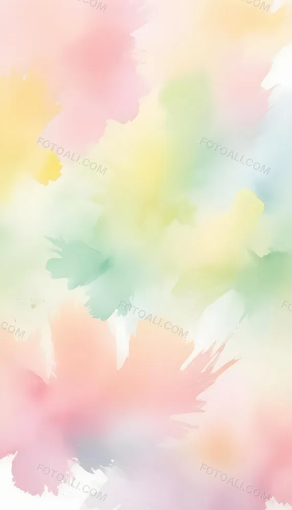 Pastel Watercolor Background With Yellow Pink And Green Hues Blending Together In A Soft Dreamy Texture Creating A Gentle And Calming Effect 31 F826