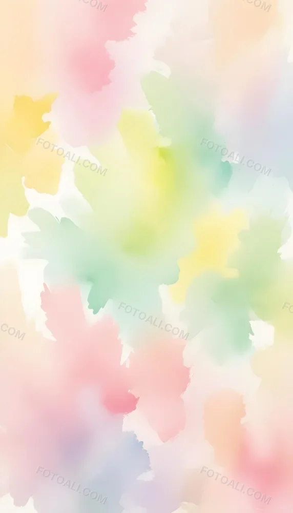 Pastel Watercolor Background With Yellow Pink And Green Hues Blending Together In A Soft Dreamy Texture Creating A Gentle And Calming Effect 34 5c76