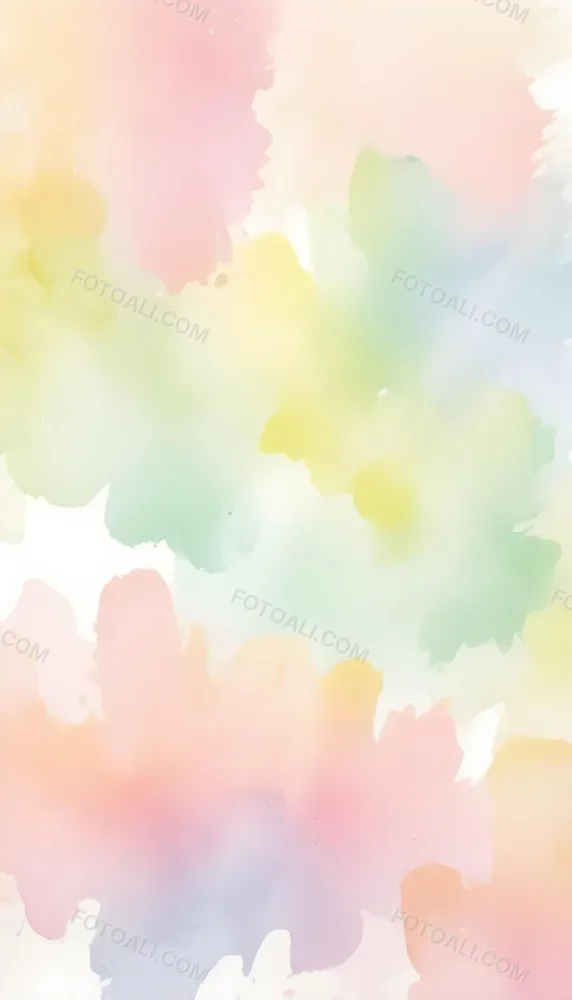 Pastel Watercolor Background With Yellow Pink And Green Hues Blending Together In A Soft Dreamy Texture Creating A Gentle And Calming Effect 36 6418