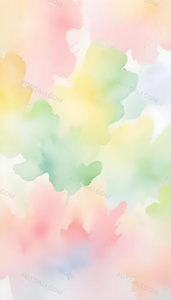 Pastel Watercolor Background With Yellow Pink And Green Hues Blending Together In A Soft Dreamy Texture Creating A Gentle And Calming Effect 9 45cf