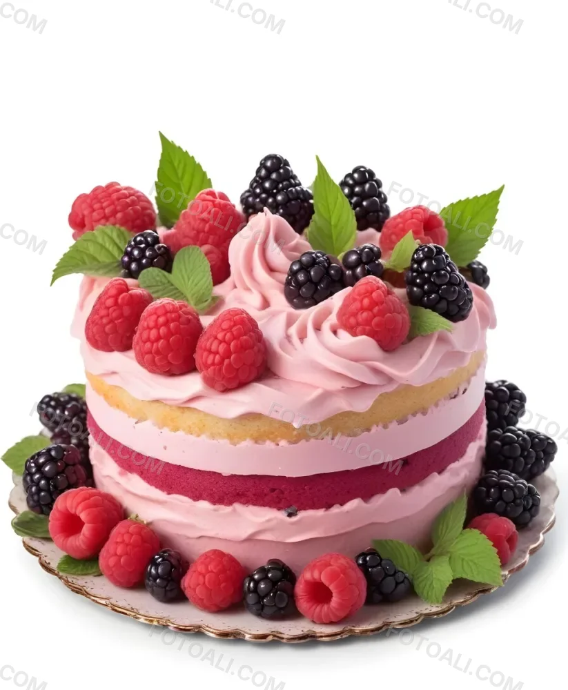 Pikaso Reimagine A Layered Cake With A Red Glaze Dripping Down The 17 Bd3b