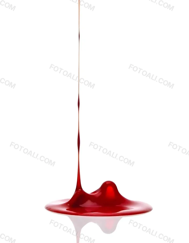 Red Liquid Pouring And Splashing On A White Surface Creating A Small Pool Clean And Simple Composition Studio Shot Bright Lighting 13 781a