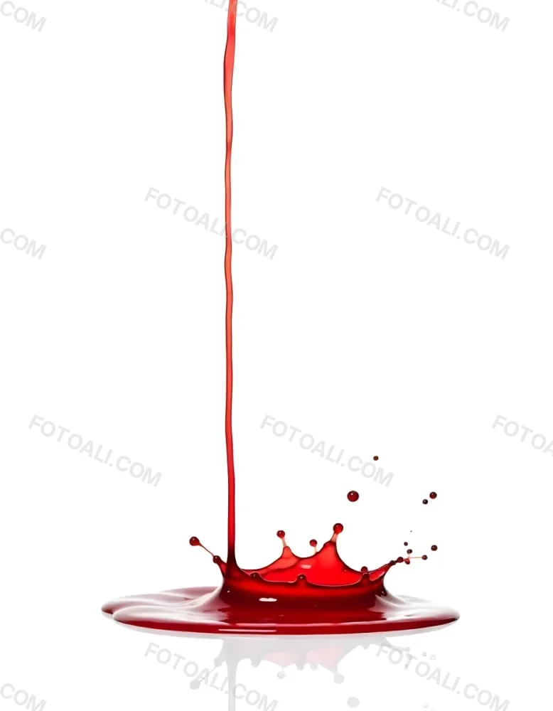 Red Liquid Pouring And Splashing On A White Surface Creating A Small Pool Clean And Simple Composition Studio Shot Bright Lighting 28 0d2d