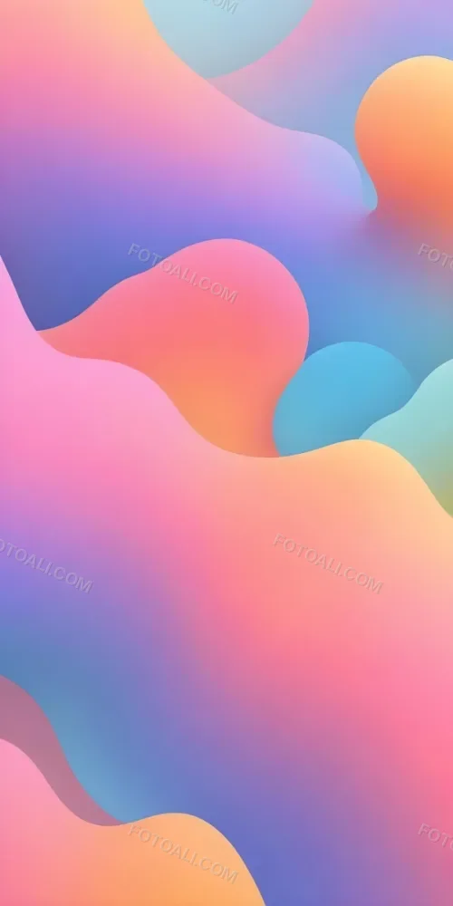 Soft Gradient Background Featuring A Blend Of Blue Pink And Orange Hues 130 55a4