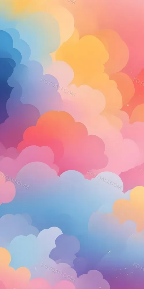 Soft Gradient Background Featuring A Blend Of Blue Pink And Orange Hues 270 Fb97