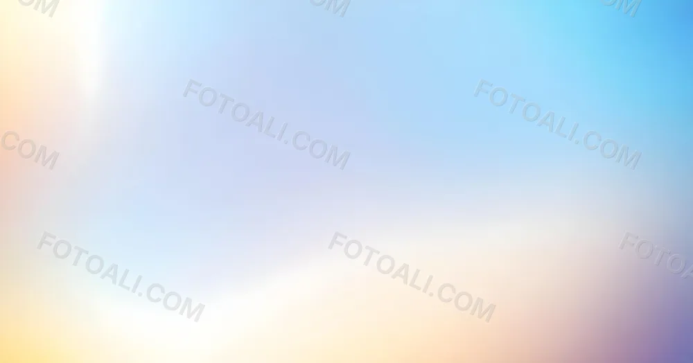 Soft Gradient Background With Blue Sky Transitioning To A Warm Yellow Horizon 103 F186