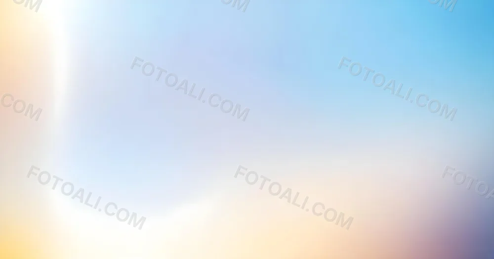 Soft Gradient Background With Blue Sky Transitioning To A Warm Yellow Horizon 25 497f