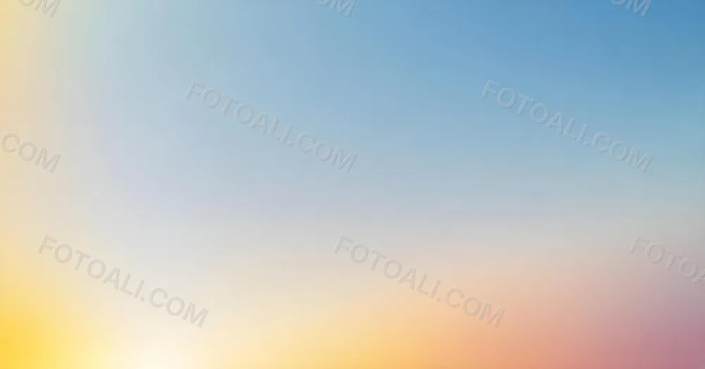 Soft Gradient Background With Blue Sky Transitioning To A Warm Yellow Horizon 42 96bd