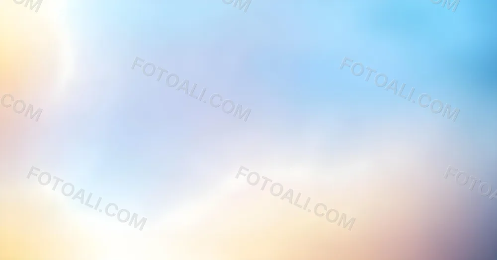 Soft Gradient Background With Blue Sky Transitioning To A Warm Yellow Horizon 60 B1a6