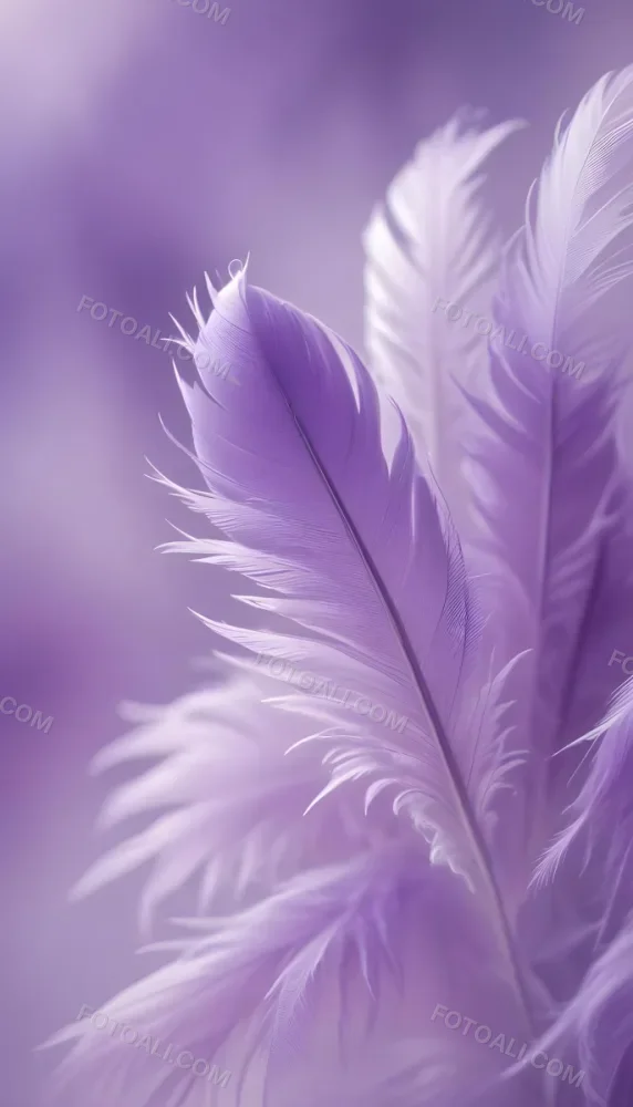 Soft Wispy Purple Feathers With A Blurred Ethereal Background6 1 2355
